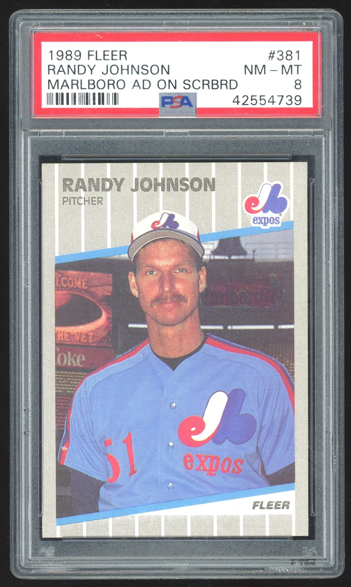 Beautiful Randy Johnson rookie selling card